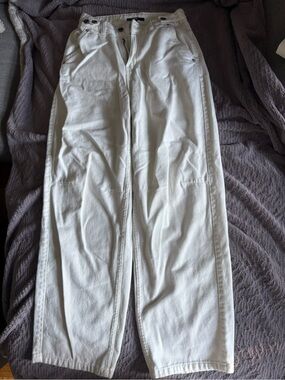Vans Baggy White Cinch Jeans - 24